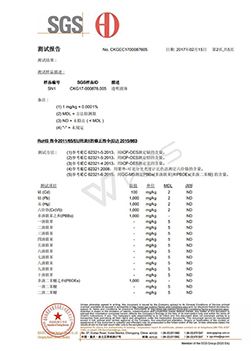 SGS報告